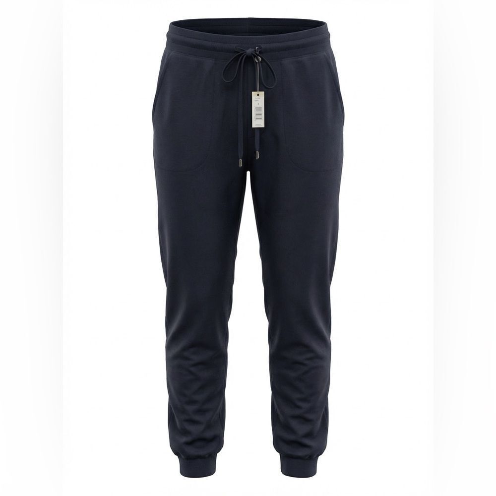 MAX STUDIO WOMENS NEW ATHLETIC PANTS DARK BLUE SIZE S